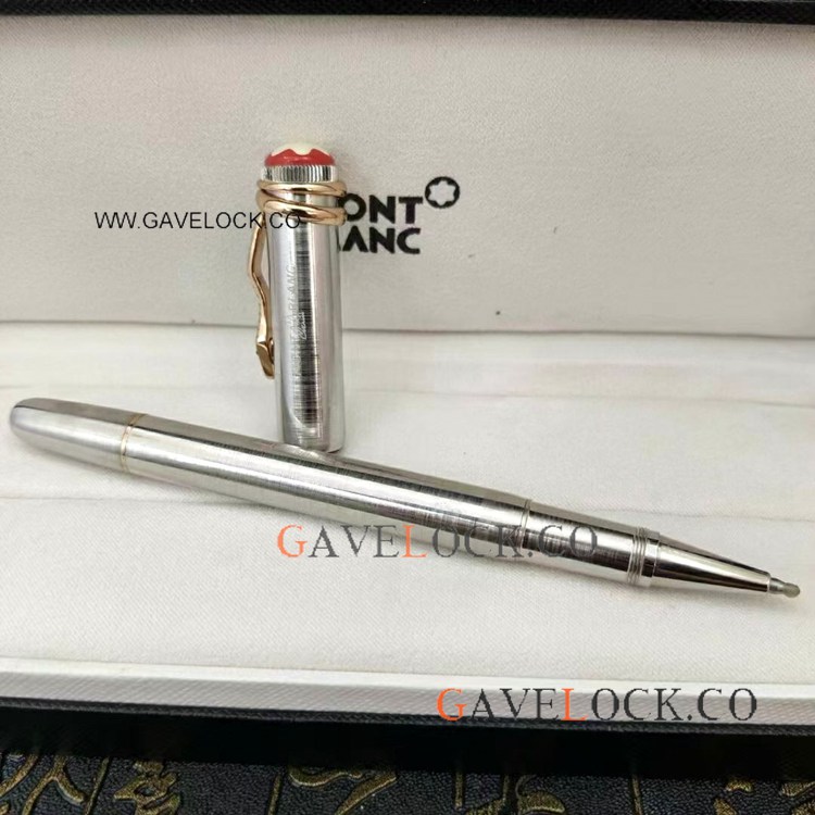 Mont blanc Rouge Et Noir Rose Gold Rollerball Fast Shipping